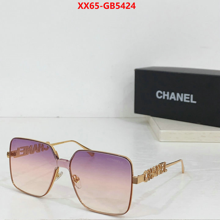 Glasses-Chanel buy high-quality fake ID: GB5424 $: 65USD