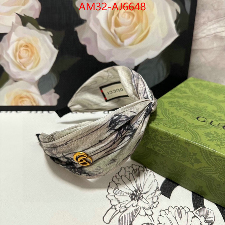 Hair band-Gucci luxury ID: AJ6648 $: 32USD