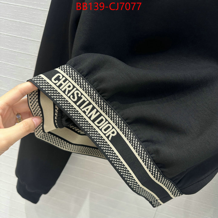 Clothing-Dior high quality perfect ID: CJ7077 $: 139USD