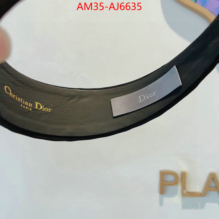 Hair band-Dior new designer replica ID: AJ6635 $: 35USD