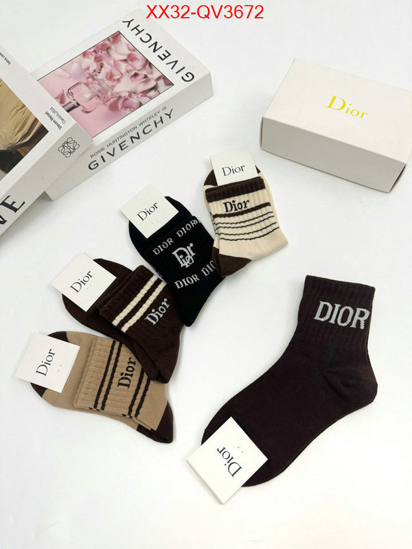 Sock-Dior shop the best high quality ID: QV3672 $: 32USD