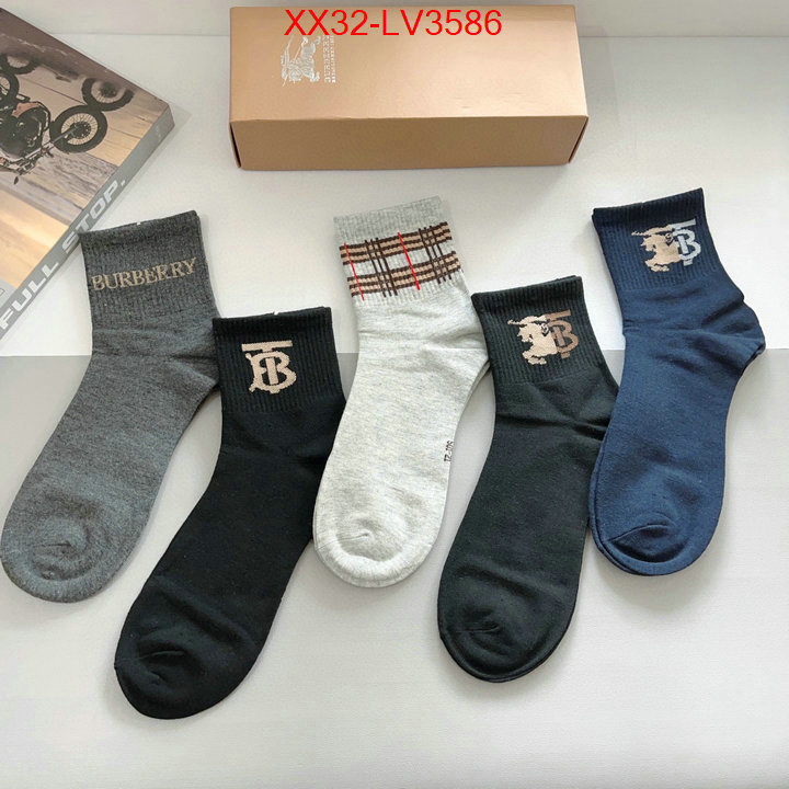 Sock-Burberry shop the best high authentic quality replica ID: LV3586 $: 32USD