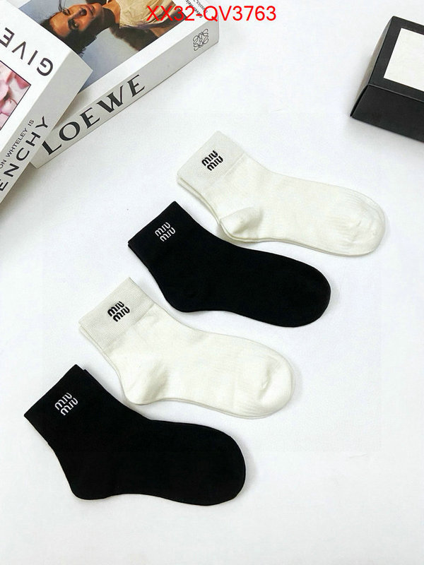 Sock-Miu Miu cheap replica ID: QV3763 $: 32USD