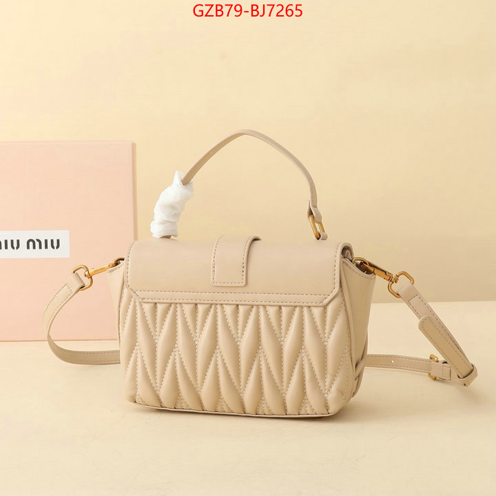 Miu Miu Bags(4A)-Handbag- buy the best high quality replica ID: BJ7265 $: 79USD,