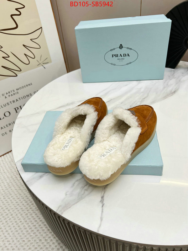 Women Shoes-Prada high quality replica designer ID: SB5942 $: 105USD