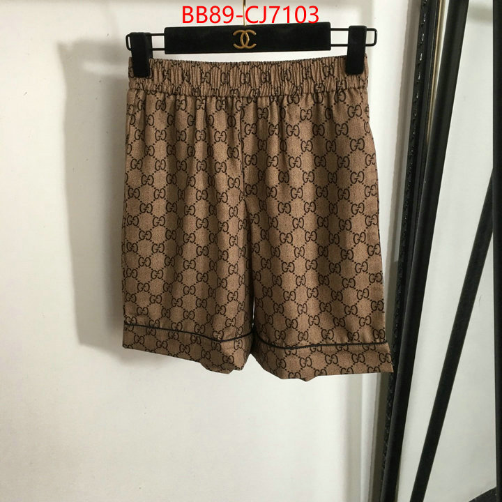 Clothing-Gucci replica wholesale ID: CJ7103 $: 89USD