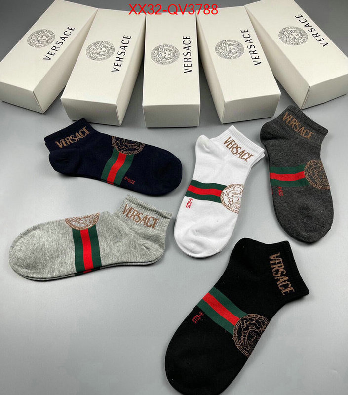 Sock-Versace how quality ID: QV3788 $: 32USD