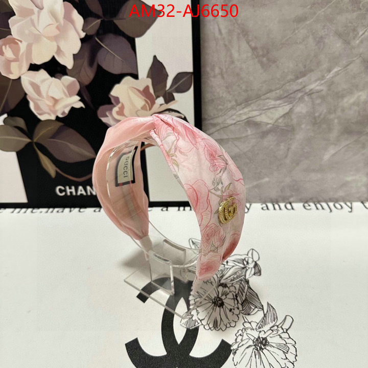 Hair band-Gucci luxury cheap ID: AJ6650 $: 32USD