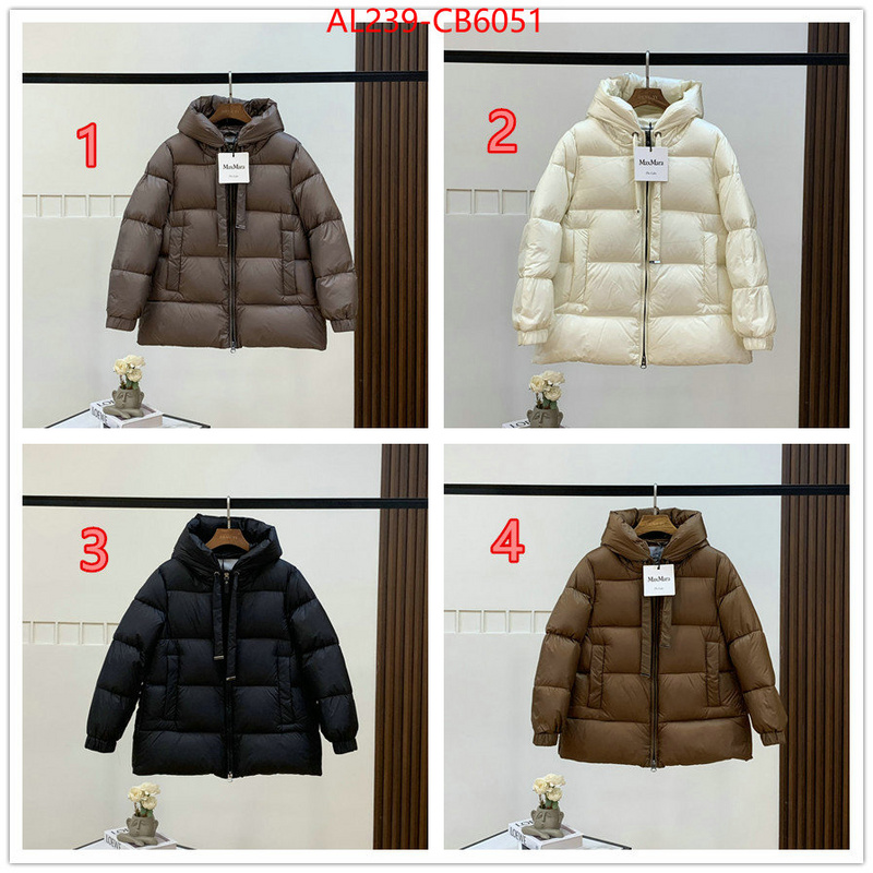 Down jacket Women-MaxMara luxury fashion replica designers ID: CB6051 $: 239USD