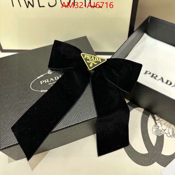 Hair band-Prada exclusive cheap ID: AJ6716 $: 32USD