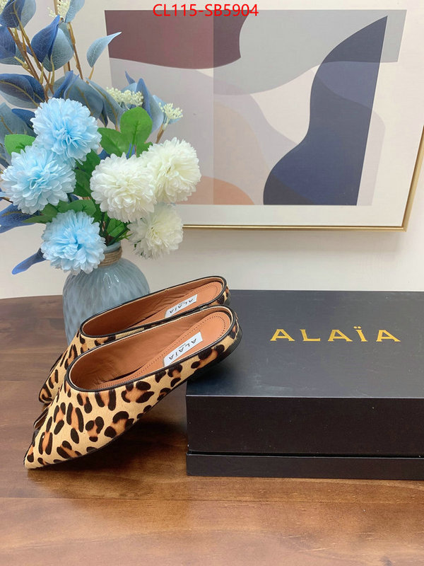 Women Shoes-ALAIA top designer replica ID: SB5904 $: 115USD