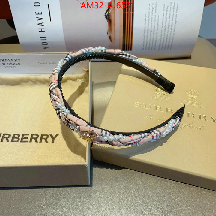 Hair band-Burberry top grade ID: AJ6531 $: 32USD