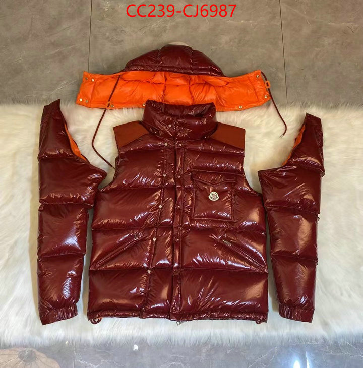 Down jacket Men-Moncler top quality replica ID: CJ6987 $: 239USD