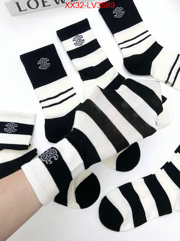 Sock-CELINE top perfect fake ID: LV3589 $: 32USD