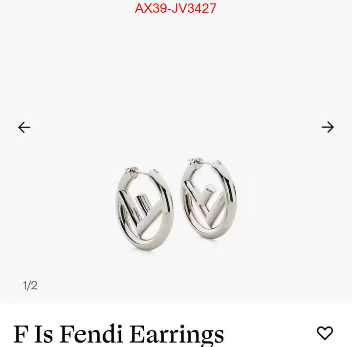 Jewelry-Fendi where can i buy ID: JV3427 $: 39USD