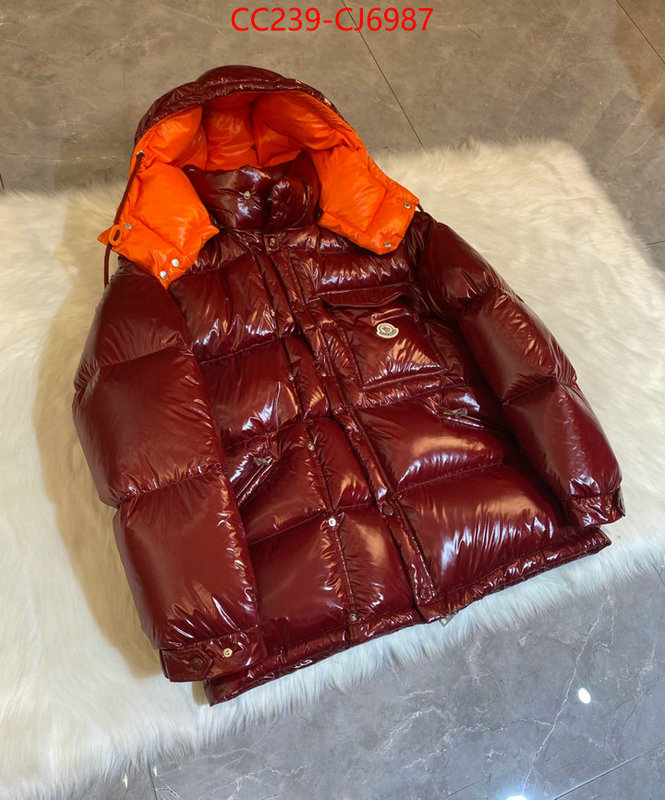 Down jacket Men-Moncler top quality replica ID: CJ6987 $: 239USD