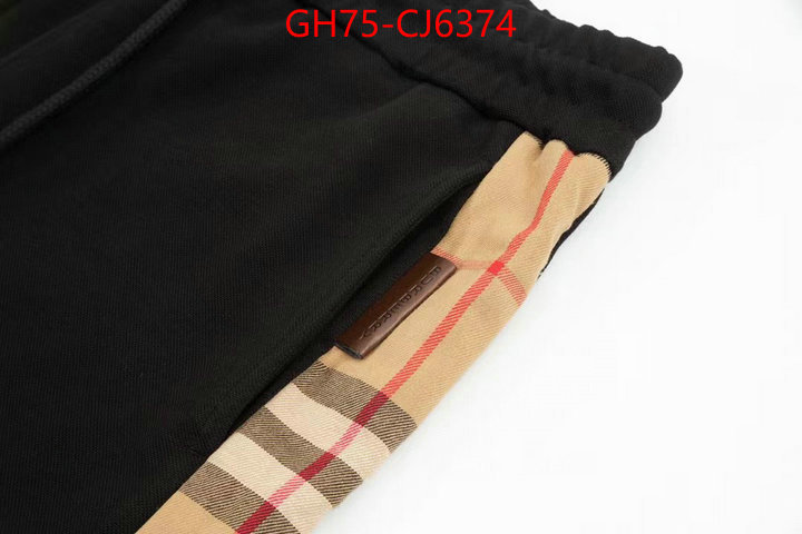 Clothing-Burberry where to buy high quality ID: CJ6374 $: 75USD