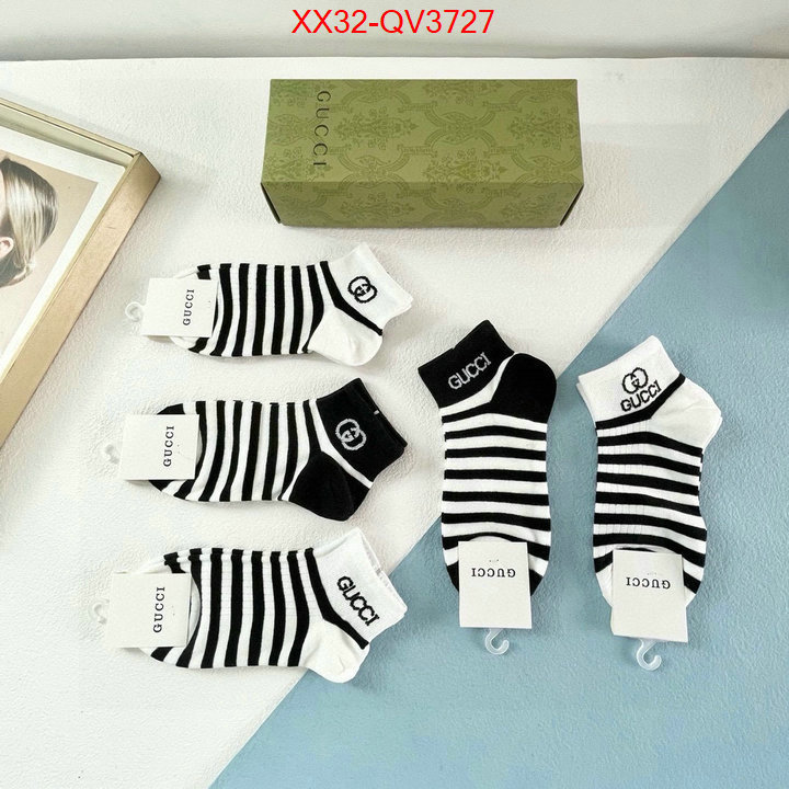 Sock-Gucci the highest quality fake ID: QV3727 $: 32USD