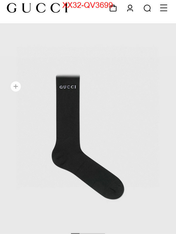 Sock-Gucci cheap wholesale ID: QV3699 $: 32USD