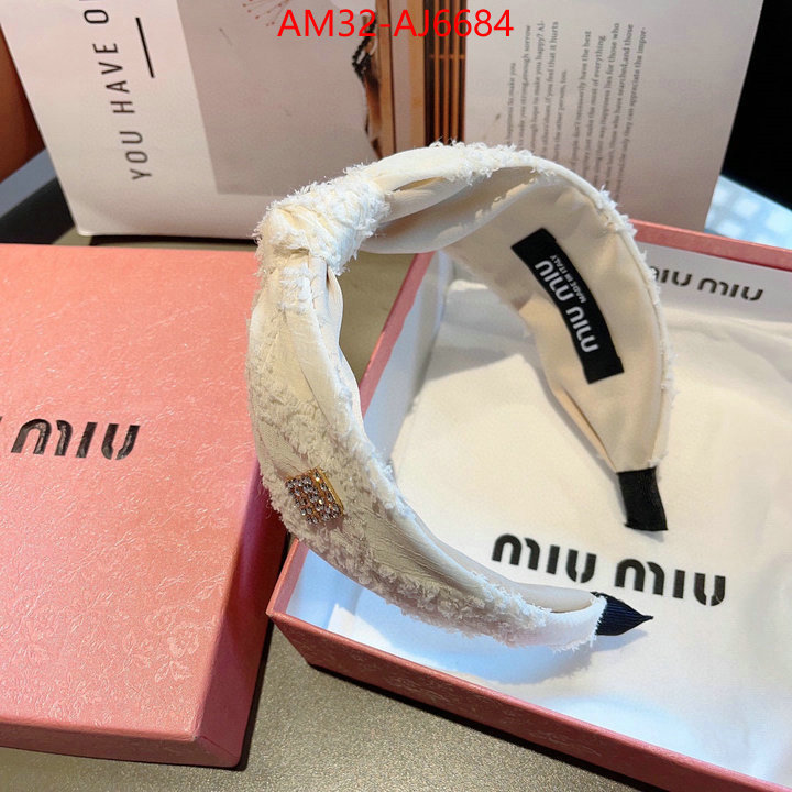 Hair band-MIU MIU replcia cheap ID: AJ6684 $: 32USD