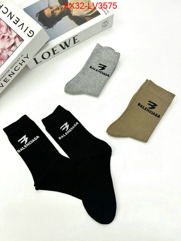 Sock-Balenciaga mirror copy luxury ID: LV3575 $: 32USD