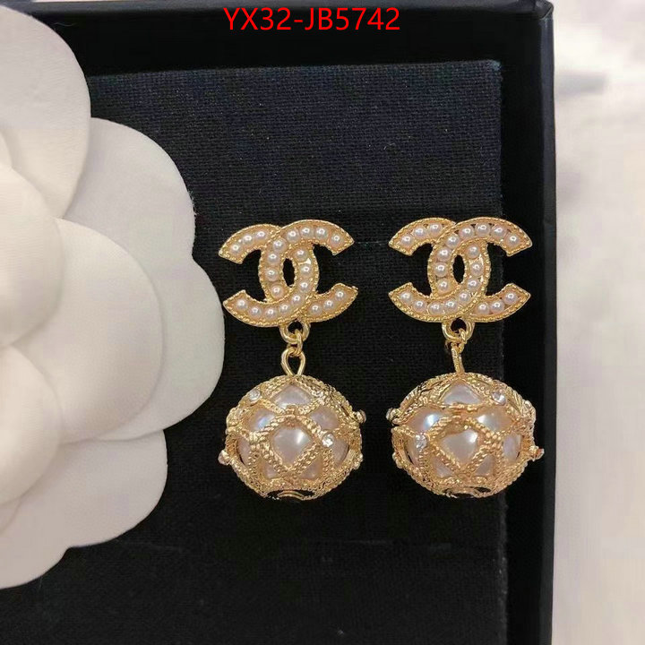 Jewelry-Chanel where quality designer replica ID: JB5742 $: 32USD