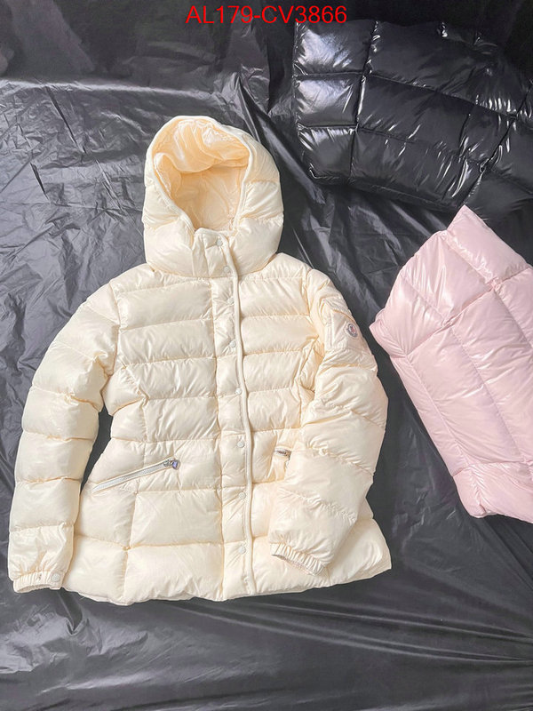 Down jacket Women-Moncler top perfect fake ID: CV3866 $: 179USD