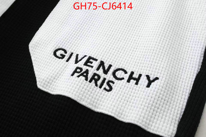 Clothing-Givenchy designer replica ID: CJ6414 $: 75USD