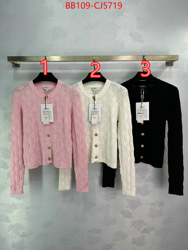 Clothing-Chanel replica 2024 perfect luxury ID: CJ5719 $: 109USD