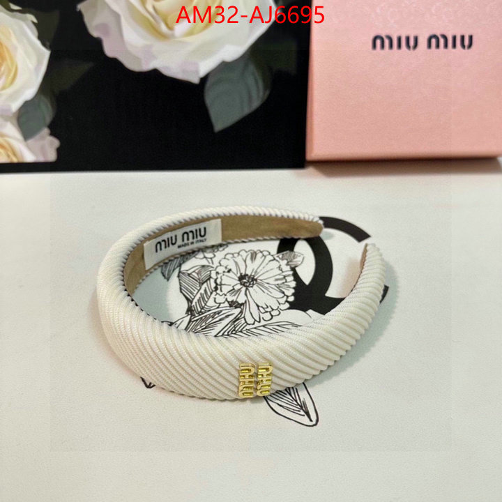 Hair band-MIU MIU top designer replica ID: AJ6695 $: 32USD