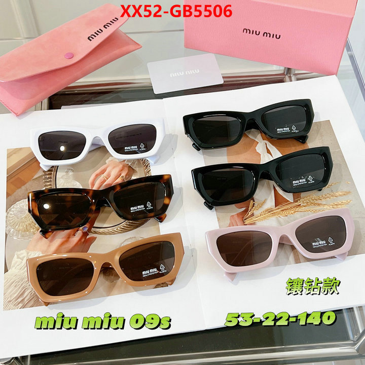 Glasses-Miu Miu new ID: GB5506 $: 52USD