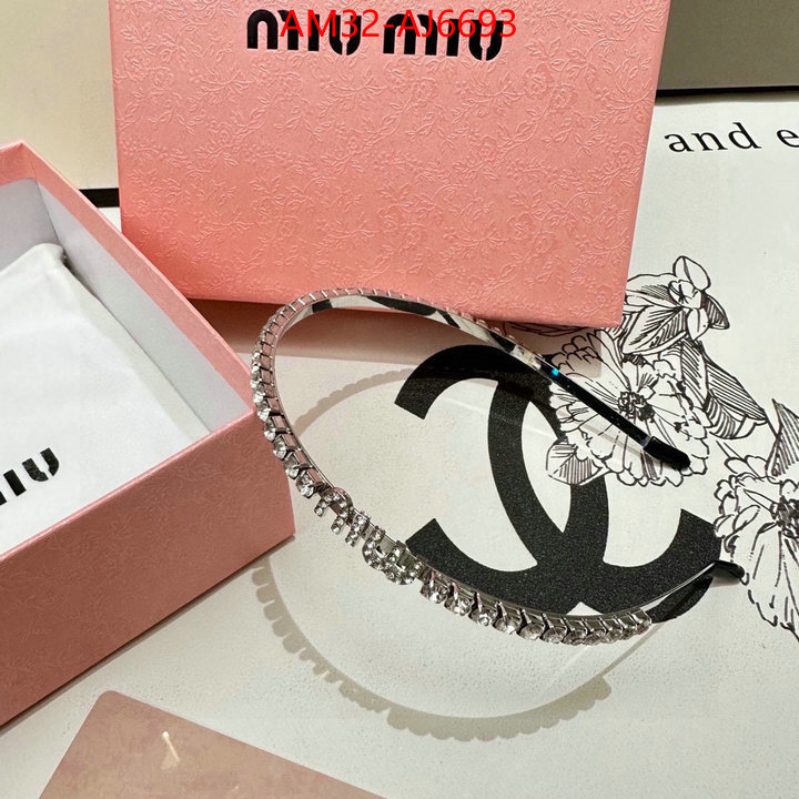 Hair band-MIU MIU online ID: AJ6693 $: 32USD