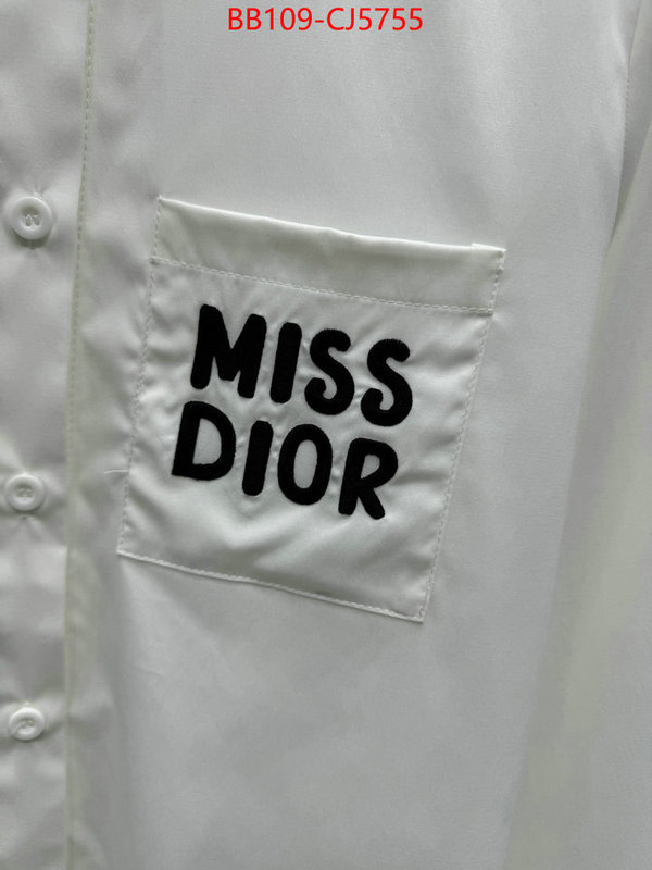 Clothing-Dior 2024 perfect replica designer ID: CJ5755 $: 109USD