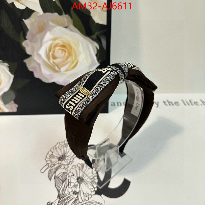 Hair band-Dior knockoff highest quality ID: AJ6611 $: 32USD