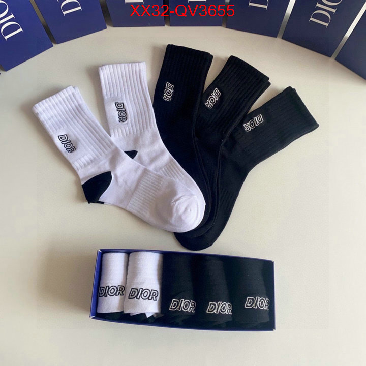 Sock-Dior designer fashion replica ID: QV3655 $: 32USD