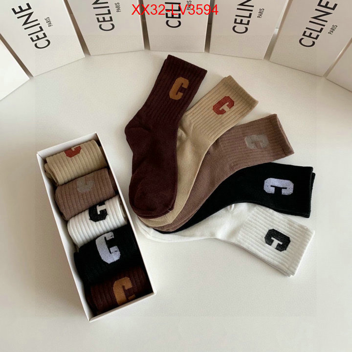 Sock-CELINE online china ID: LV3594 $: 32USD