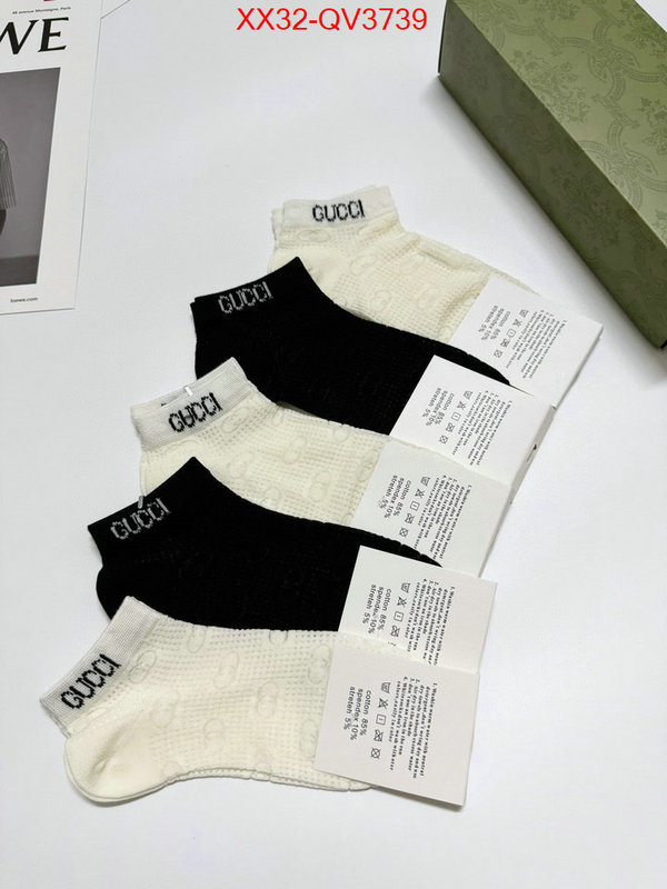 Sock-Gucci outlet 1:1 replica ID: QV3739 $: 32USD