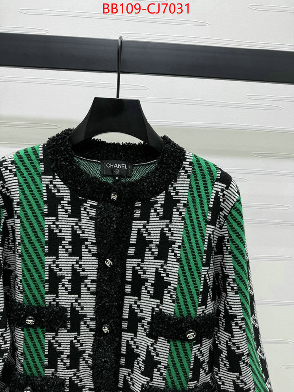 Clothing-Chanel what is top quality replica ID: CJ7031 $: 109USD