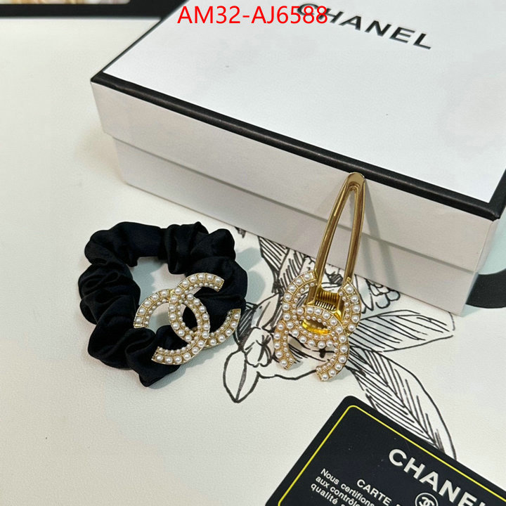 Hair band-Chanel how quality ID: AJ6588 $: 32USD