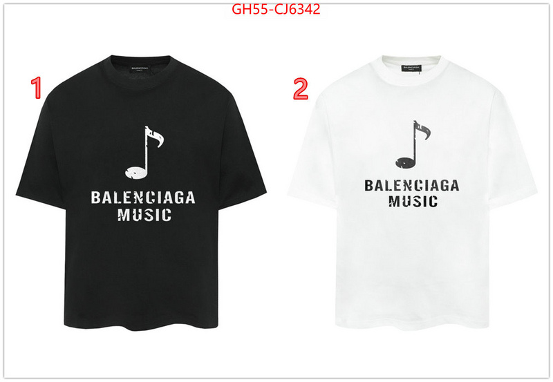 Clothing-Balenciaga sale outlet online ID: CJ6342 $: 55USD