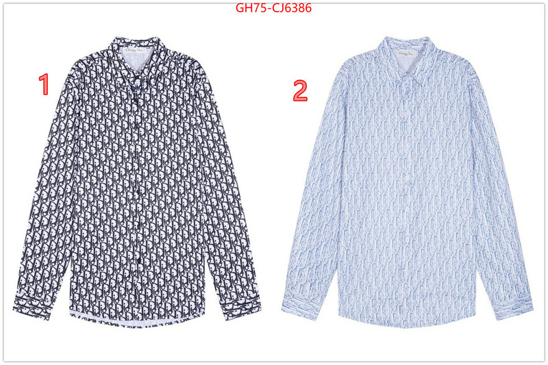 Clothing-Dior wholesale 2024 replica ID: CJ6386 $: 75USD