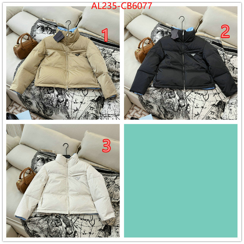 Down jacket Women-Prada replica best ID: CB6077 $: 235USD