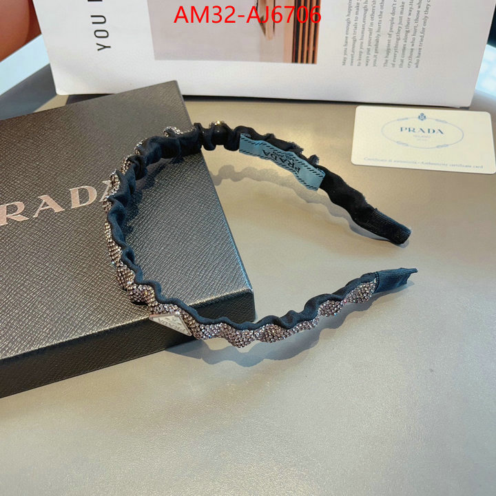 Hair band-Prada copy aaaaa ID: AJ6706 $: 32USD