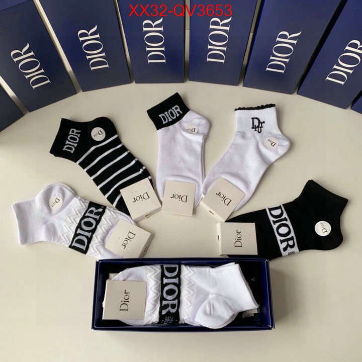 Sock-Dior where to buy replicas ID: QV3653 $: 32USD