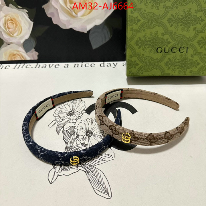 Hair band-Gucci fake high quality ID: AJ6664 $: 32USD