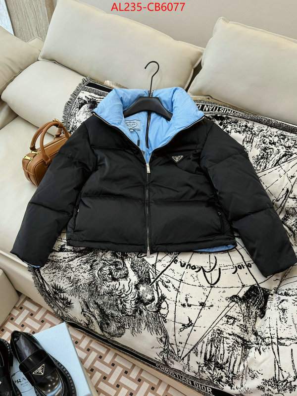 Down jacket Women-Prada replica best ID: CB6077 $: 235USD