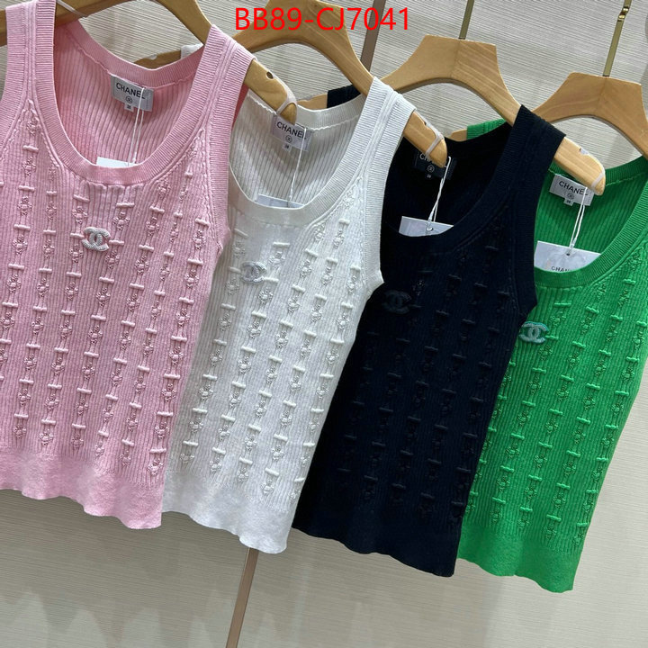 Clothing-Chanel top quality fake ID: CJ7041 $: 89USD