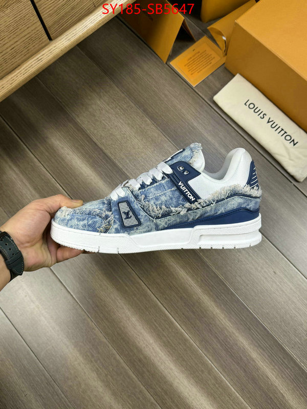 Men Shoes-LV how to start selling replica ID: SB5647 $: 185USD