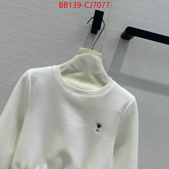 Clothing-Dior high quality perfect ID: CJ7077 $: 139USD