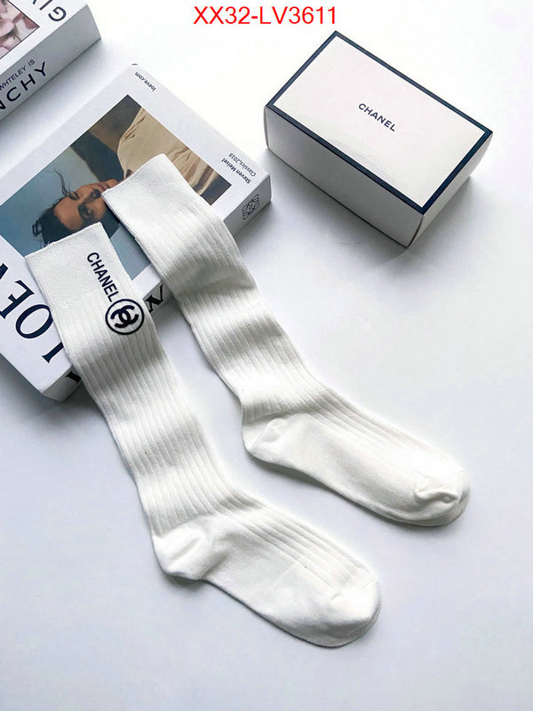 Sock-Chanel for sale cheap now ID: LV3611 $: 32USD